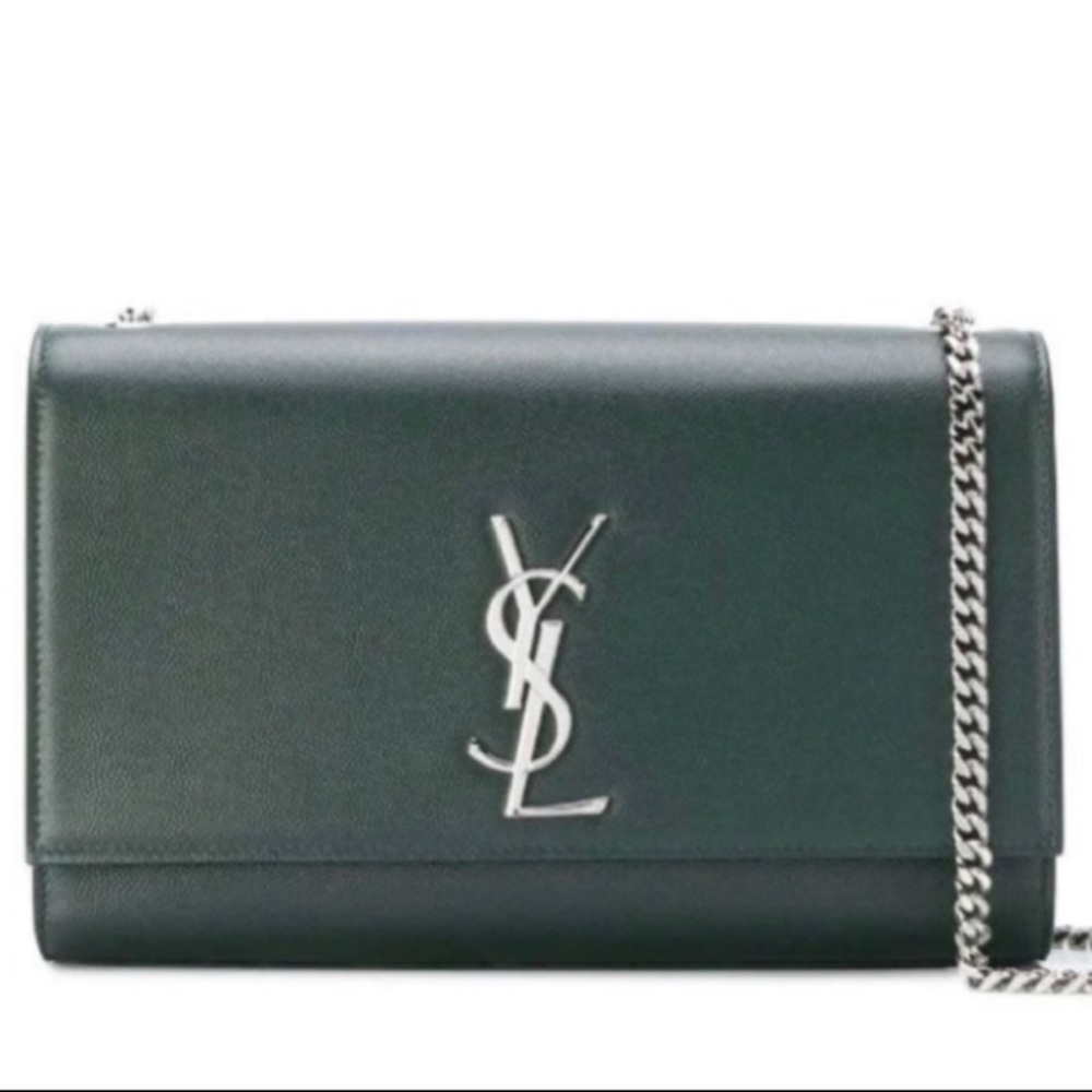 ❌SOLD!!!❌ Green YSL Medium Kate Bag